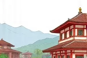 《老式收音机》横版封面，木壳收音机与旋钮特写插画