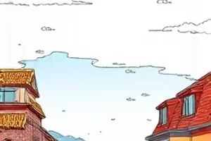 《旧钟楼三分钟》横版封面，钟楼表盘与晨光插画